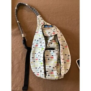 KAVU Sling Crossbody Back Original Rope Purse Backpack - Arrow Dynamic